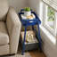 Petite table de bout avec panier de rangement en tissu-457333780