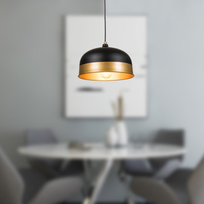 1 - Light Matte Black Single Pendant
