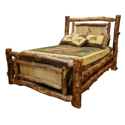 Duglas Solid Wood Open-Frame Bed