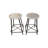 Industrial Black 24-Inch Backless Counter Stool with Durable Metal Base-88626141