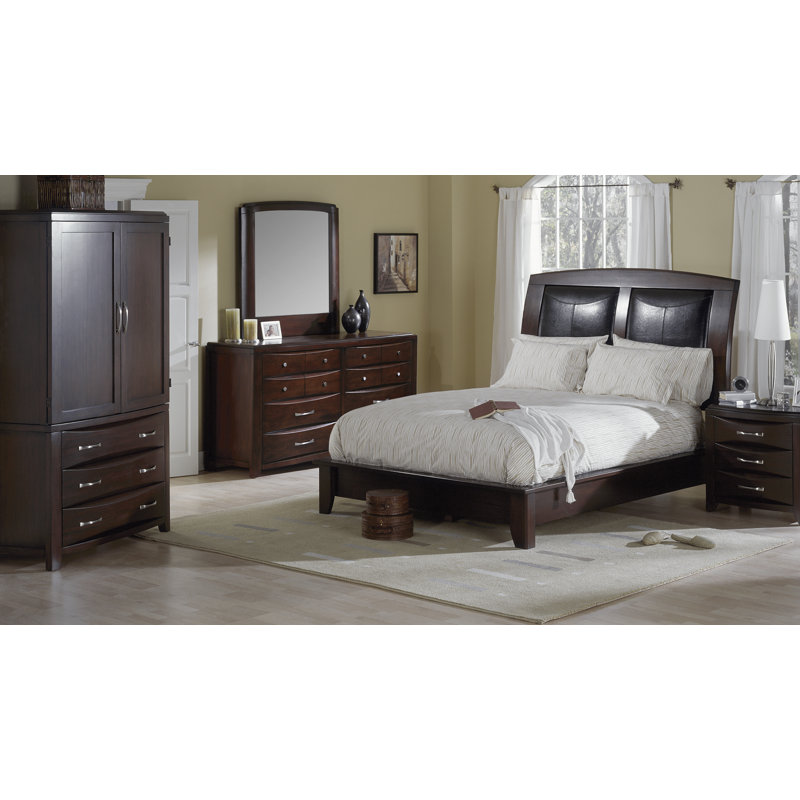 Queen Sleigh Platform Customizable Bedroom Set