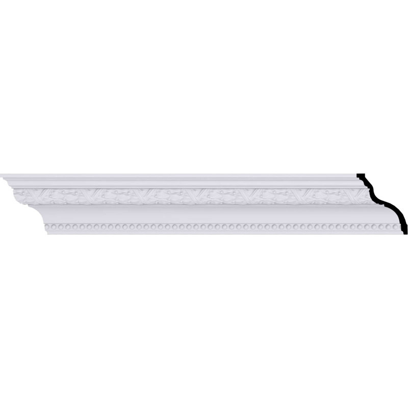 Moulure couronnée Dublin H 4 1/2 po x P 3 3/4 po x F 6 po x L 94 1/2 po