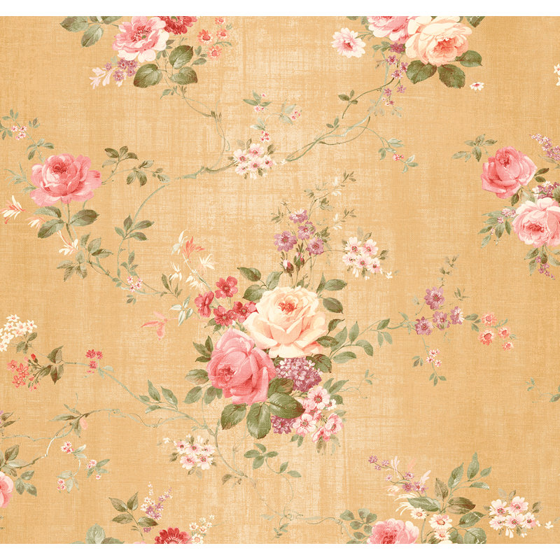  Papier peint à motif floral Bouquet de cannelle Lucetta Designs, Cannelle
