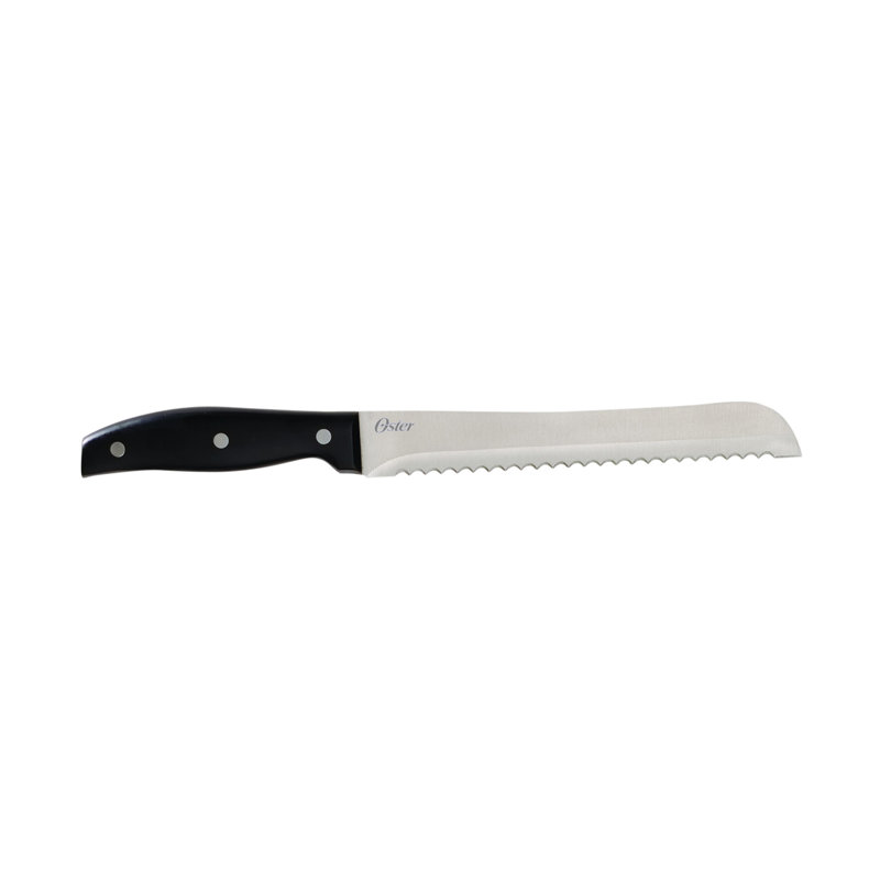 Oster Granger 14-Piece Stainless Steel Knife Set with Wooden Block