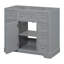 Meuble-lavabo de salle de bain sans lavabo, base d'armoire seulement, une armoire et six tiroirs-133039504