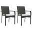 Chaise de patio en métal avec coussins-466364106-466364159