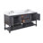 Hampton 72'' Double Bathroom Vanity with Top-1531182229-1531182230