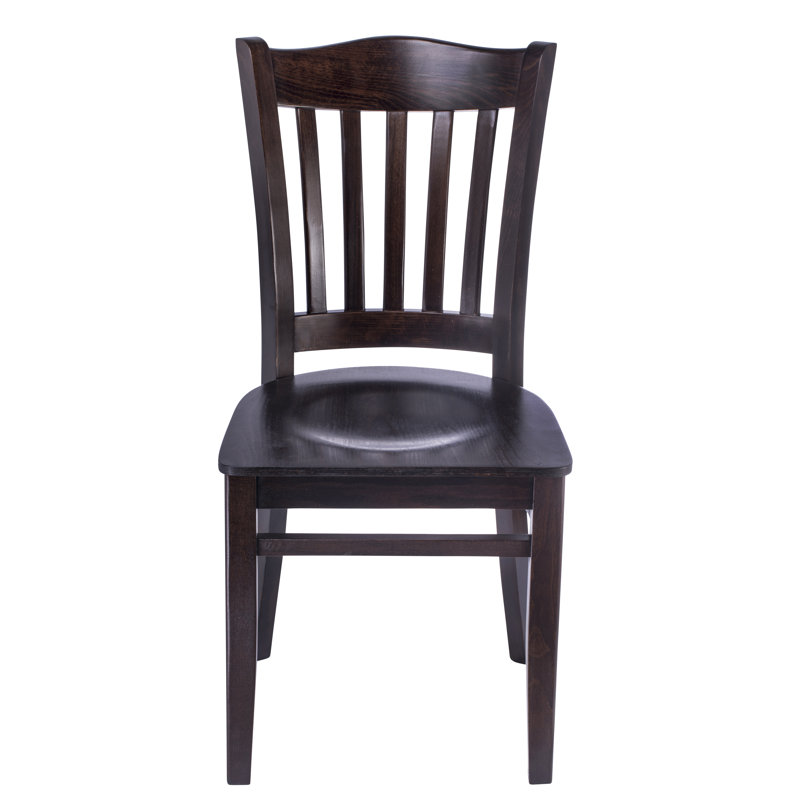 Darlington 18'' H Beech Solid Wood Side Chair, Walnut