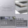 Led Ceiling Light Dimmable Stepless Nickel Matt Square Atasia