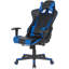 Symple Stuff Adjustable Faux Leather Swiveling PC & Racing Game Chair in Blue/Black