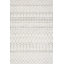 Tapis marocain à motif géométrique gris / blanc cassé Giannini-1086288284