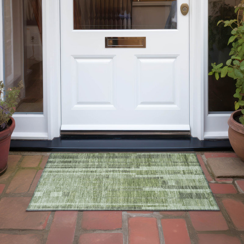  Machine Washable Indoor/Outdoor Chayden ACN1063 Rug, Rectangle 1'8" x 2'6"