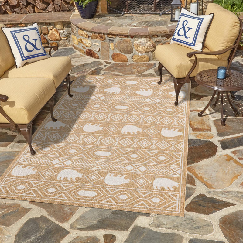 Amasya Marcion Indoor/Outdoor Area Rug, Rectangle 7'10" x 10'