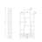 67" H x 33.5" W 3-Tier Bookcase with Open Shelves & 2 Drawers-1533680751