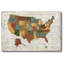 « united states », impression sur toile tendue