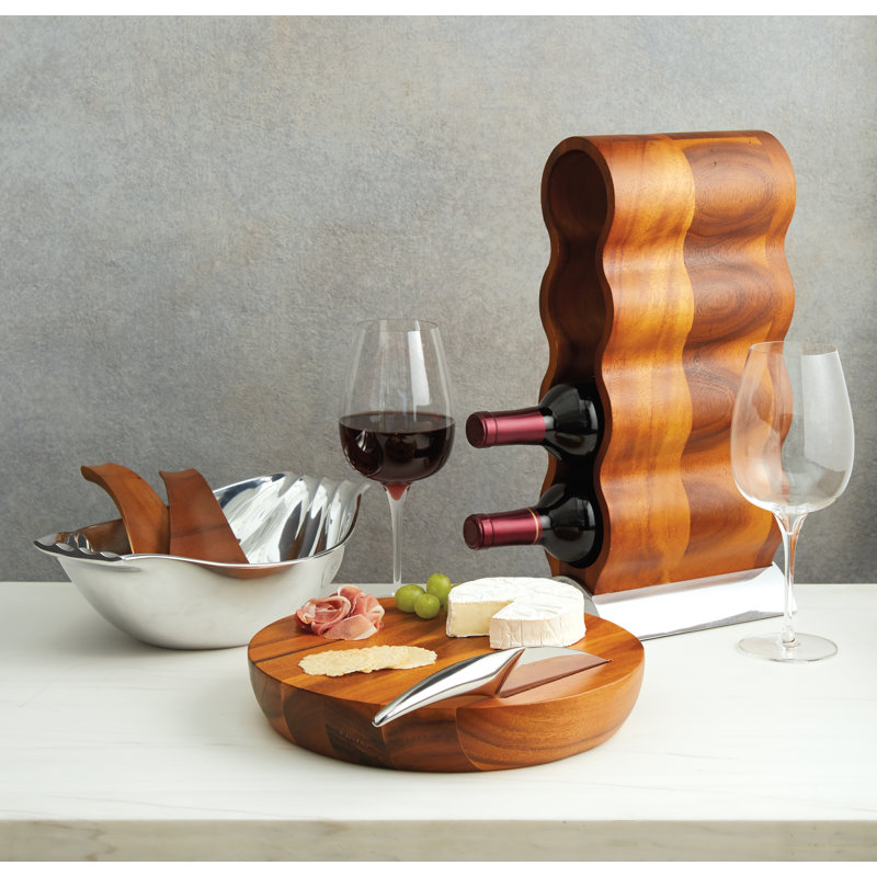 Nambe Curvo Wine Rack