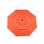Parasol à 3 niveaux en aluminium 10 pi pour pelouse - Pour la piscine, la cour arrière orange, la terrasse de la piscine-430088876
