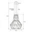 Luminaire suspendu réglable Vertex Cage-978031658