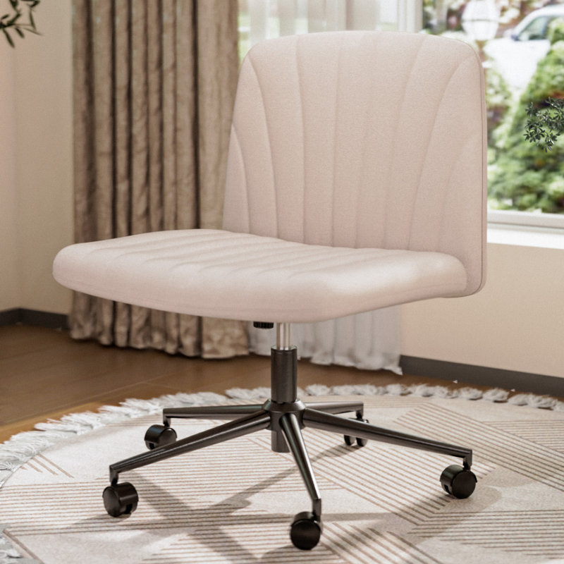 Chaise de bureau Damar Criss, Beige, Oui
