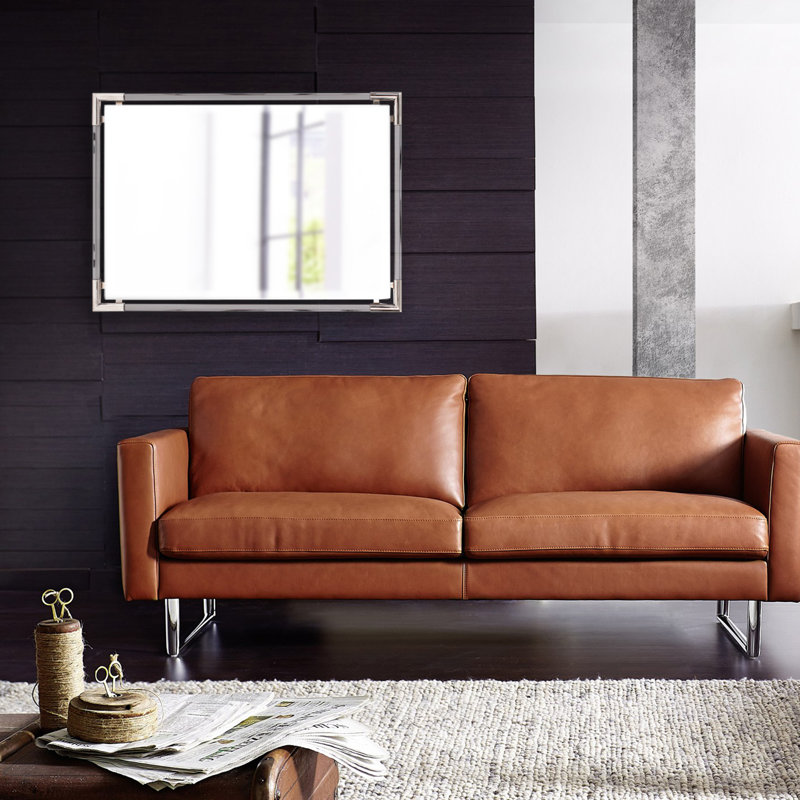 Armistead Elsie Beveled Silver & Acrylic Accent Mirror