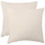 Indoor / Outdoor Cream Square Cushion Cover