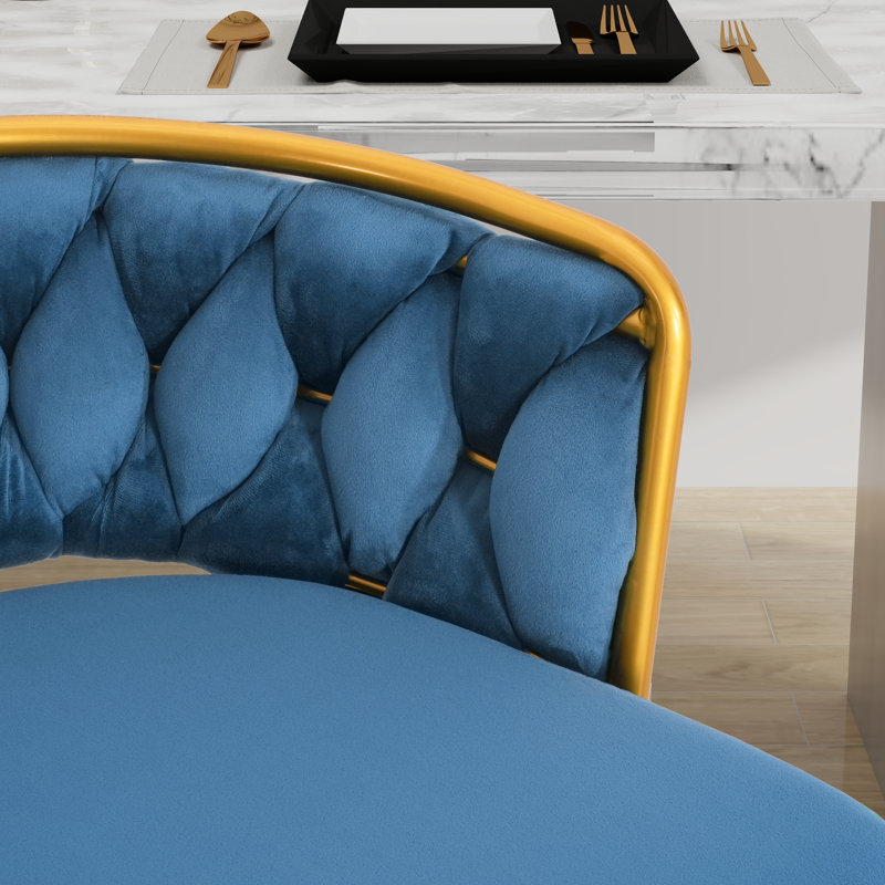 Tabouret de bar 31,48 po, Bleu