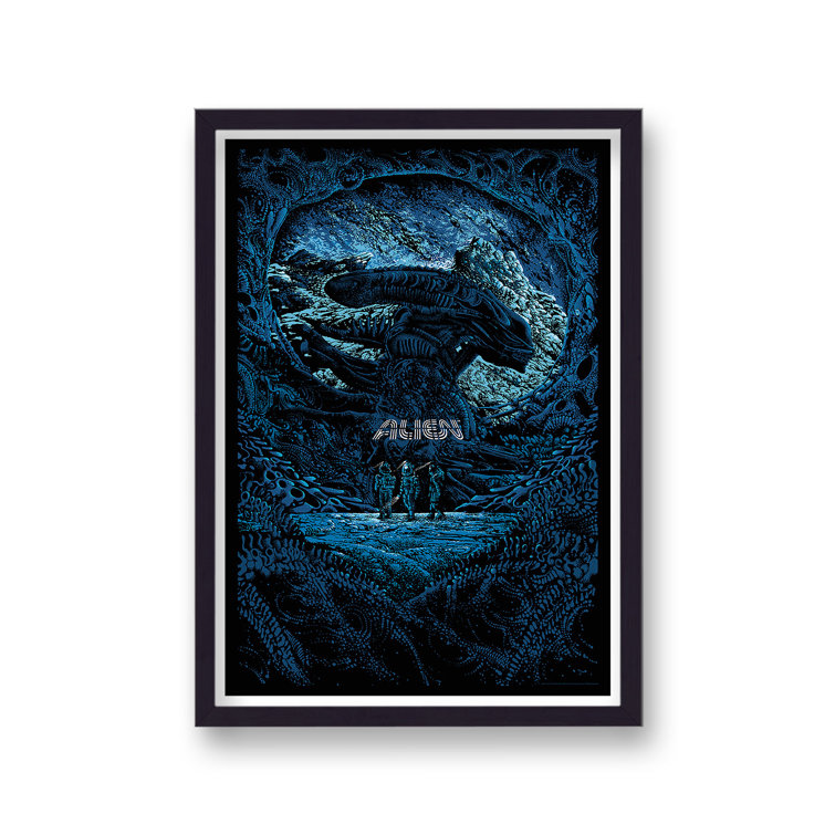Culture Decor Alien V6 Reimagined Movie Poster - Single Picture Frame ...