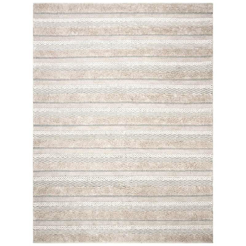 Magellan Natura Hand Woven Cotton Striped Rug, Rectangle 11' x 15'