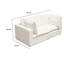 Canapé modulaire 2 pièces Agg