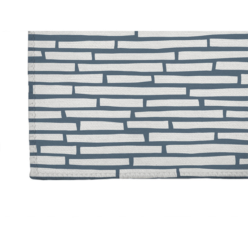 Cultural Rows Non-Slip Outdoor Rug, Runner 2'6" x 8'