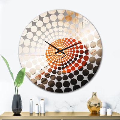 Urraca - Horloge murale abstraite Mid-Century