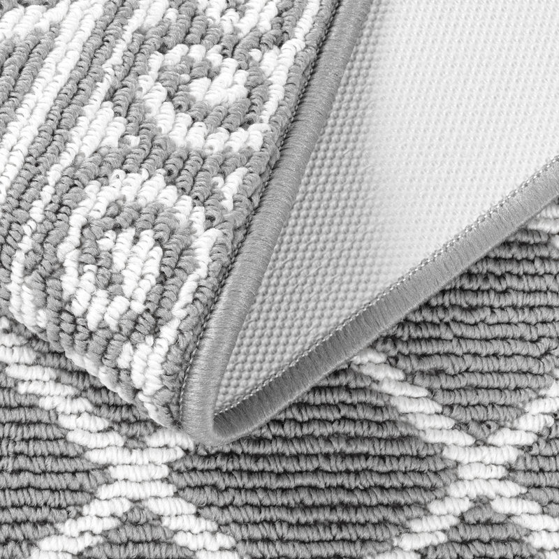 Tapis de cuisine lavable antidérapant Betio (ensemble de 2), Gris