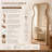 Decorative Full Length Wall Mirror With Mango Wood Frame 70"
