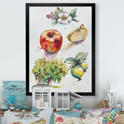 «Set of Apple Botanist Ii», reproduction d'art sur toile