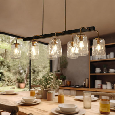Bergeson 8 - Light Large Modern Linear Chandelier