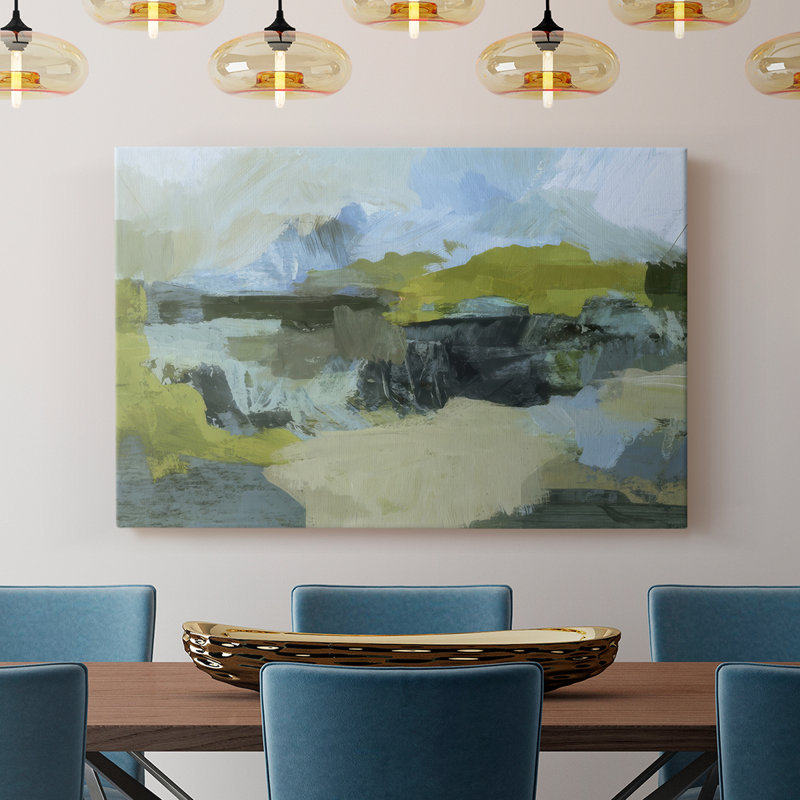 Geothermal Patchwork I -Gallery Wrapped Cavas, 40" H x 60" W