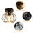 1-Light 7In Crystal Flush Mount Ceiling Light