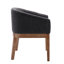 Chaise avec accoudoirs et chaise de salle à manger rembourrés en lin Belsford-925831116-925831117