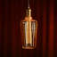 Ampoule Edison irrégulière à DEL, forme rétro, E26, verre ambré