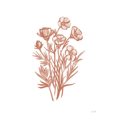 Fleurs sauvages II sur toile