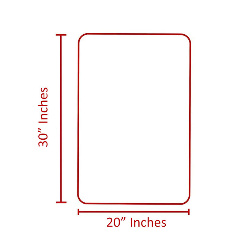 Tapis de salle de bain 30 po x 20 po