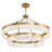 Landon 2-Light LED Pendant in Warm Brass