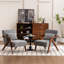 Juriana Mid Century Modern Upholstered Solid Wood Accent Armchair with an Extra Pillow-601650467