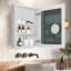 Armoire à pharmacie sans cadre avec miroir et 3 tablettes fixes Cadain W H-239799573