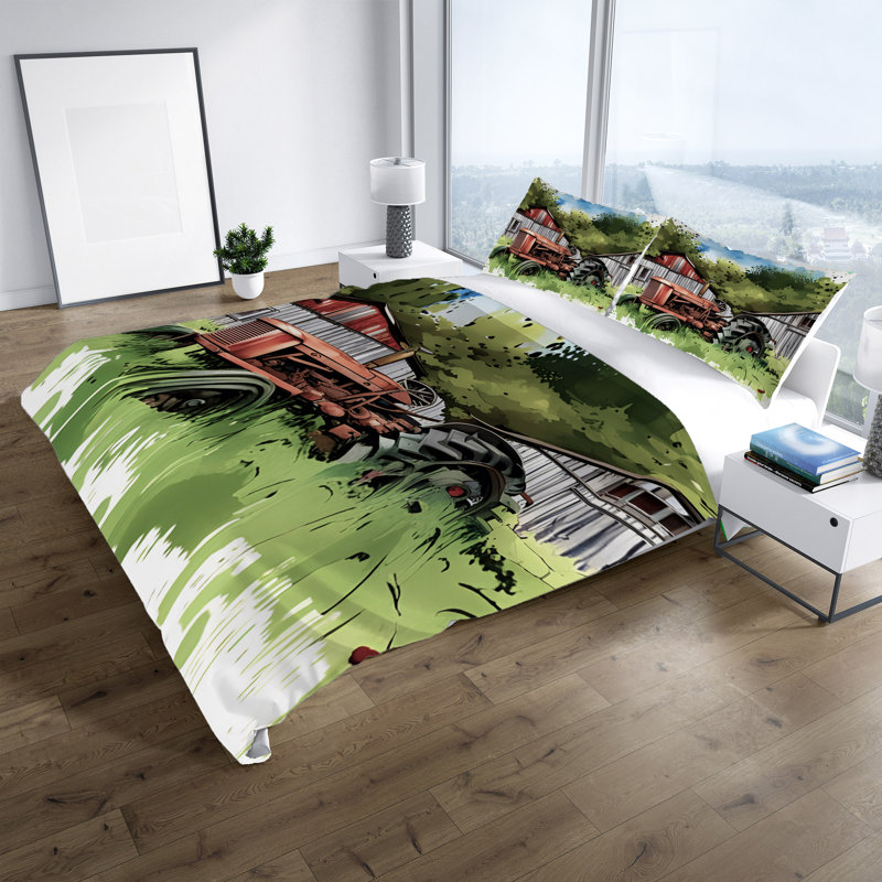 Abstract Duvet Cover, King Duvet Cover + 2 King Shams