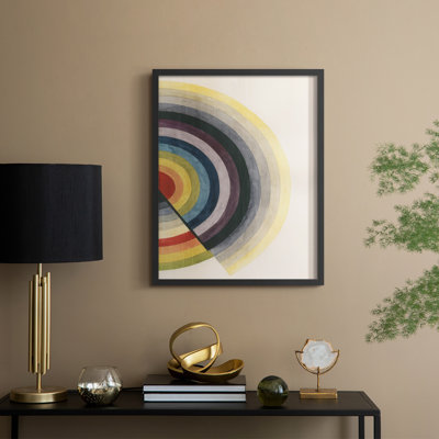 Rainbow Core Diptych II, reproduction encadrée - bois massif