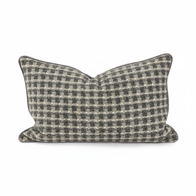 Furley Grey Down Filled 14x22 Pillow