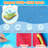 12.14' x 14.6' Inflatable Slide with Waterslide and Air Blower