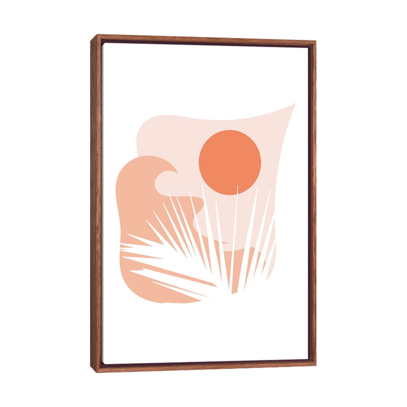 Peaceful Leaf by Kiki C Landon - Print on Canvas