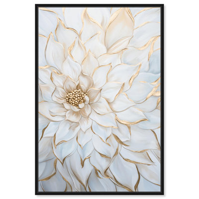 Art, art élégant, art floral, toile lustrée IV